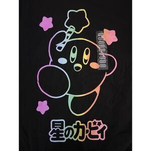 NINTENDO KIRBY Graphic Tee NWT Unisex Cotton Black SS Size M